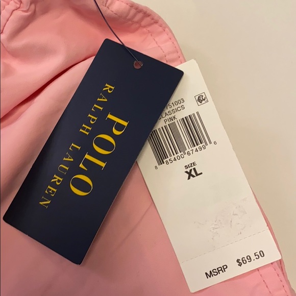 Ralph Lauren NWT Pink Swim Trunks Men’s - Picture 5 of 7